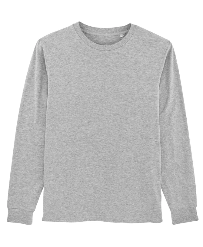 Tee-shirt à manches longue gris Heather Grey