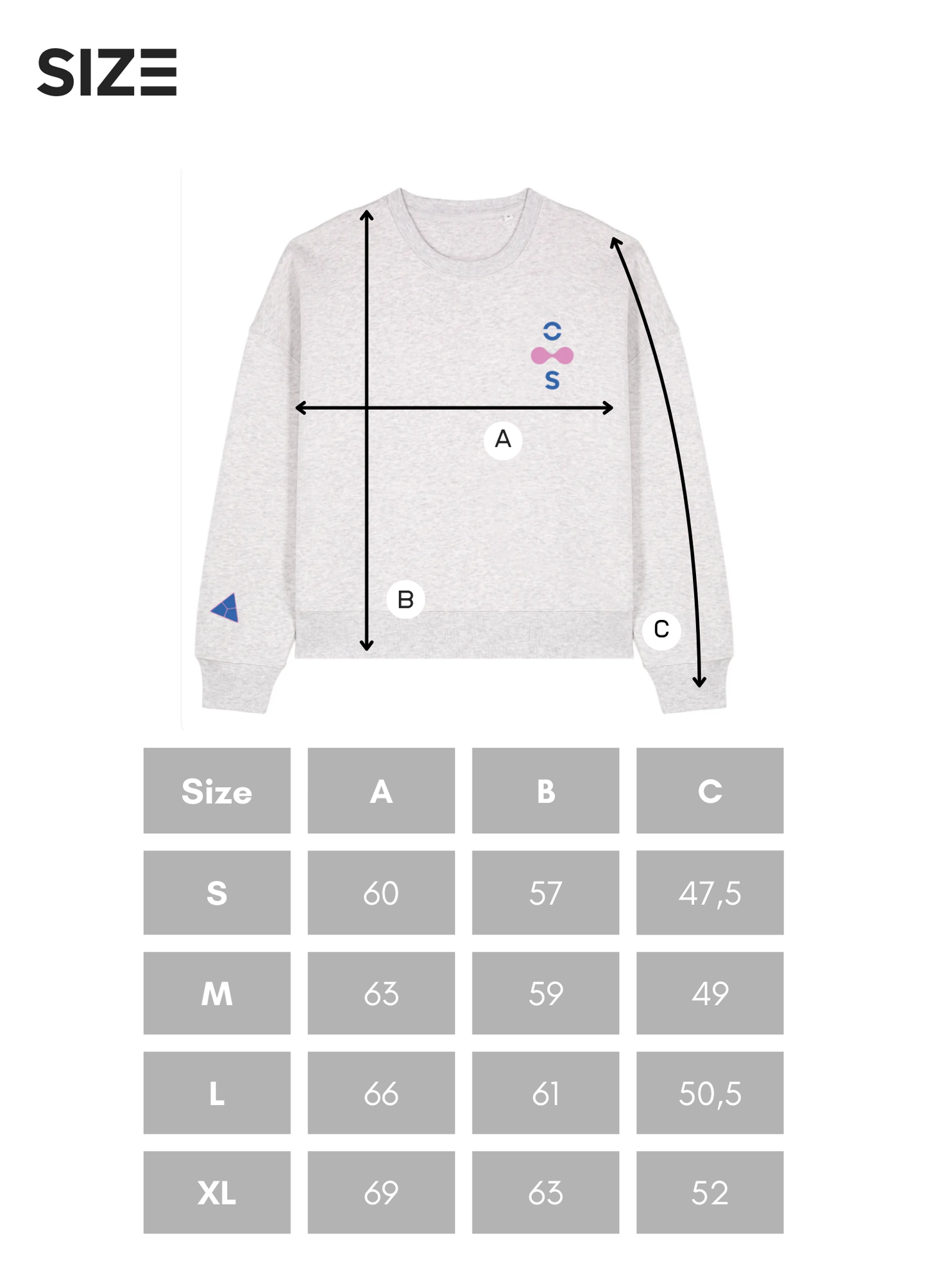 Cool Heather Grey Triangle